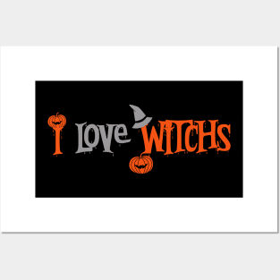 i love witches Halloween 2020 Posters and Art